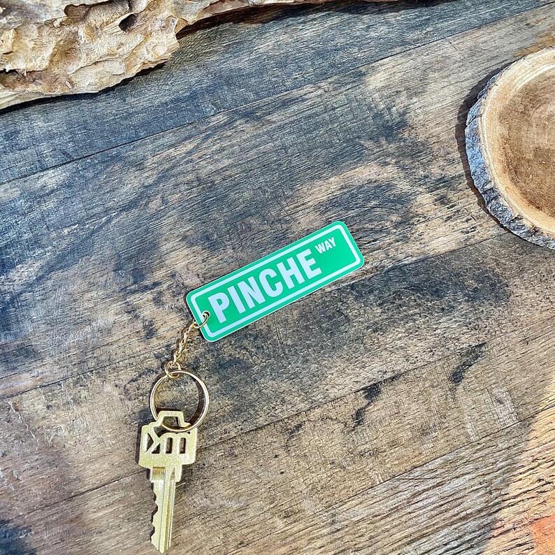 Custom Street Sign Keychain, Personalized Keepsake - Etsy