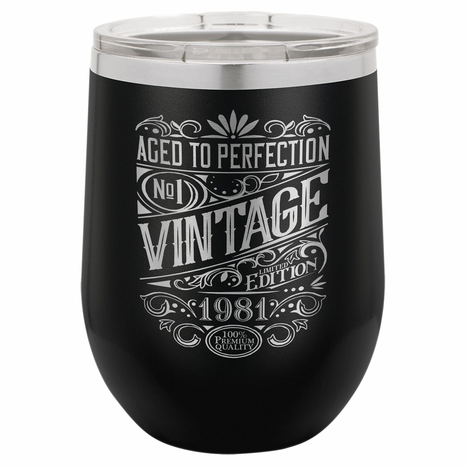 Vintage Aged to Perfection / Birthday Tumbler / Etched Etsy