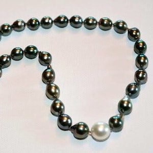 Tahitian Pearls — Tahitian Pearl Necklace — Tahitian and South Sea Pearl Necklace — South Sea Pearl Necklace —