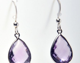 Purple Amethyst Earrings