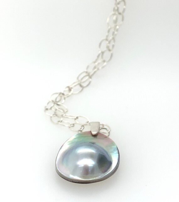 Tahitian Blister Pearl Pendant - Etsy