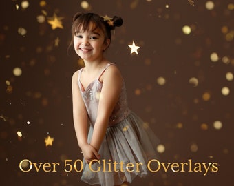 Sparkle Overlay for Photoshop - great for Glitter Sessions - new years sessions and valentines