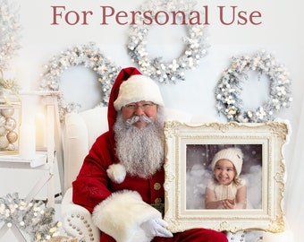 Your image in our Santa Frame - Personal Use