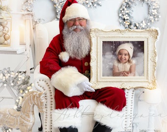 Santa Horizontal Frame - Photoshop Template