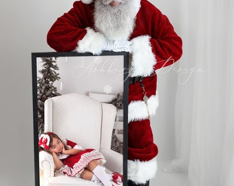 Santa Large Frame - Photoshop Template