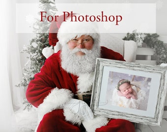 Santa Photoshop Templates - 3 Pack