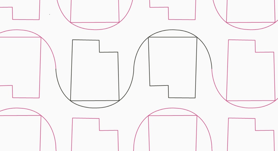 Utah State Longarm Quilting Digital Pantograph Used in E2E (edge to ...