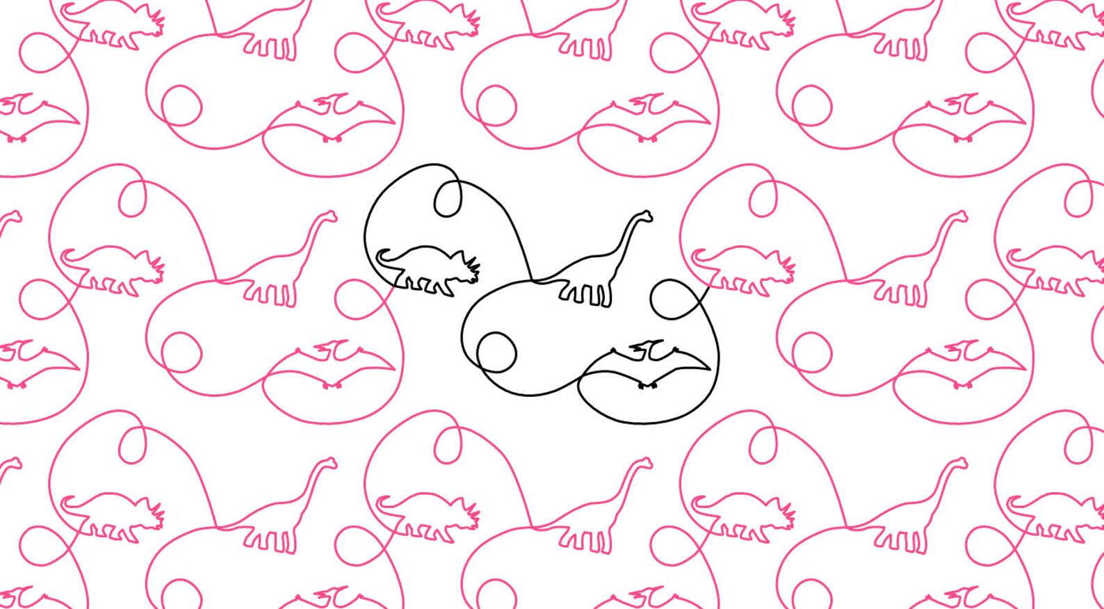 Dino Longarm Quilting Digital Pantograph Used in E2E edge to - Etsy