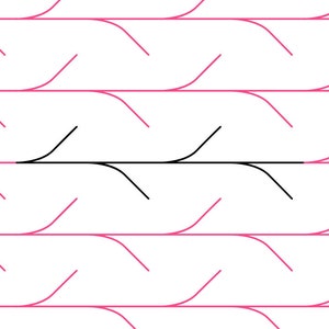 Twigs Longarm Quilting Digital Pantograph Used in E2E (edge to Edge ...