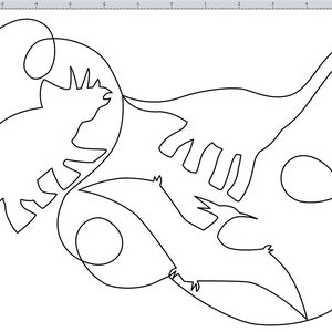 Dino Longarm Quilting Digital Pantograph Used in E2E (edge to Edge ...