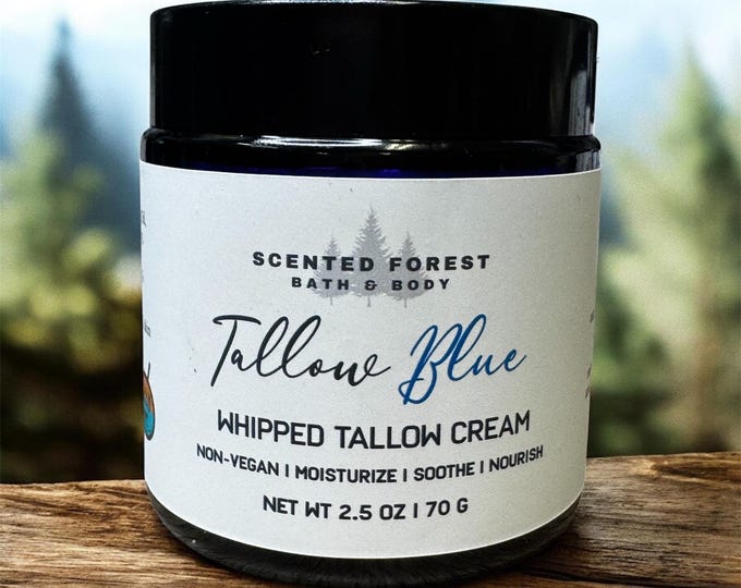 Tallow Gold Whipped Tallow Cream *  Face & Body Balm * All Natural * Moisturizer * Body Cream * Hand Cream * Face Cream
