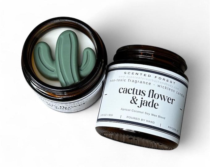 Black Cardamom & Cream Wickless Candle: Non-Toxic Soy Wax