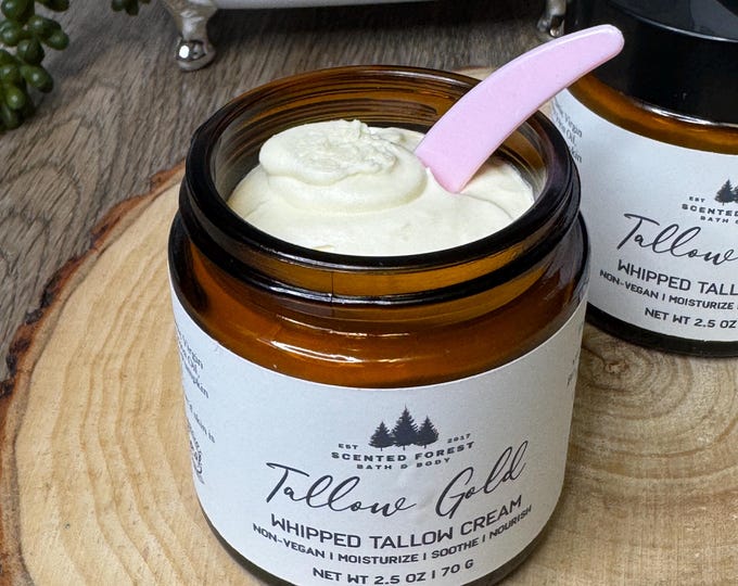 Tallow Gold Whipped Tallow Cream - All Natural Moisturizer
