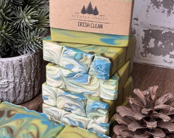 Irish Clean Tallow and Goat Milk Soap: Citrus Musk with Shea Butter Bar