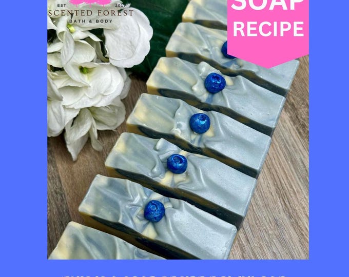 Soap Recipe: FREE of Coconut Oil, Shea Butter & Palm Oil-Intermediate (RECIPE ONLY), Non-Vegan - Cold Process Soap, Recipe by Scented Forest