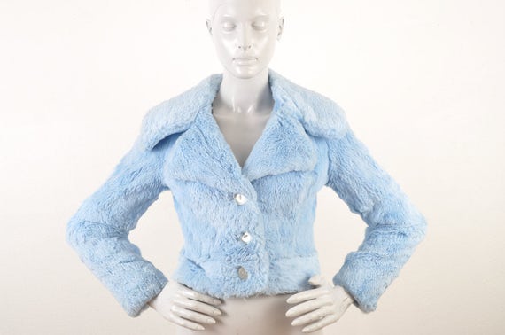 1970's Blue Bunny Bomber Joseph Magnin Disco Gucci