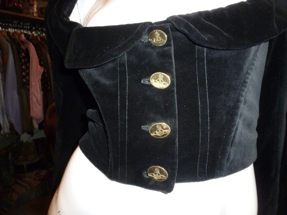 Vivienne Westwood Worlds End Velvet Jacket Orb Vic