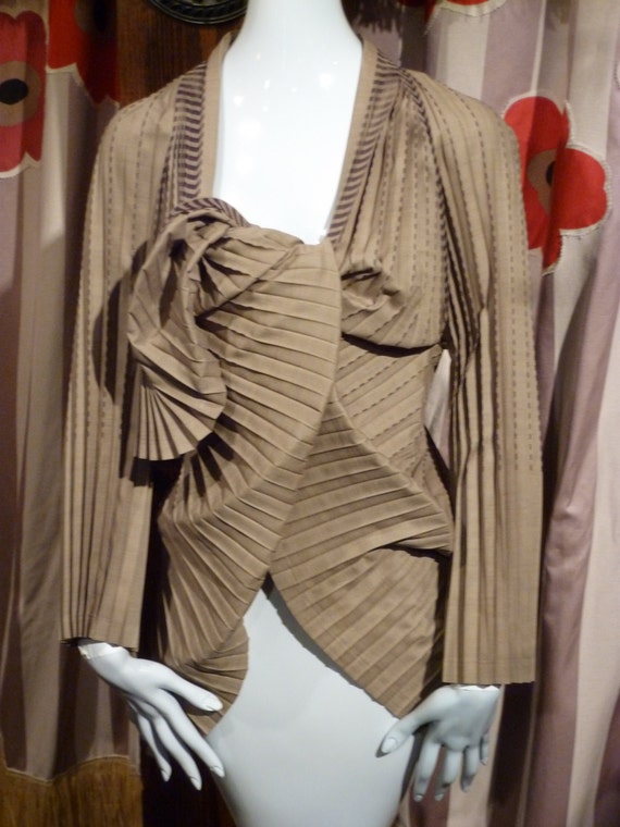 Issey Miyake 1990 Art Wrap Jacket Fortuny Couture