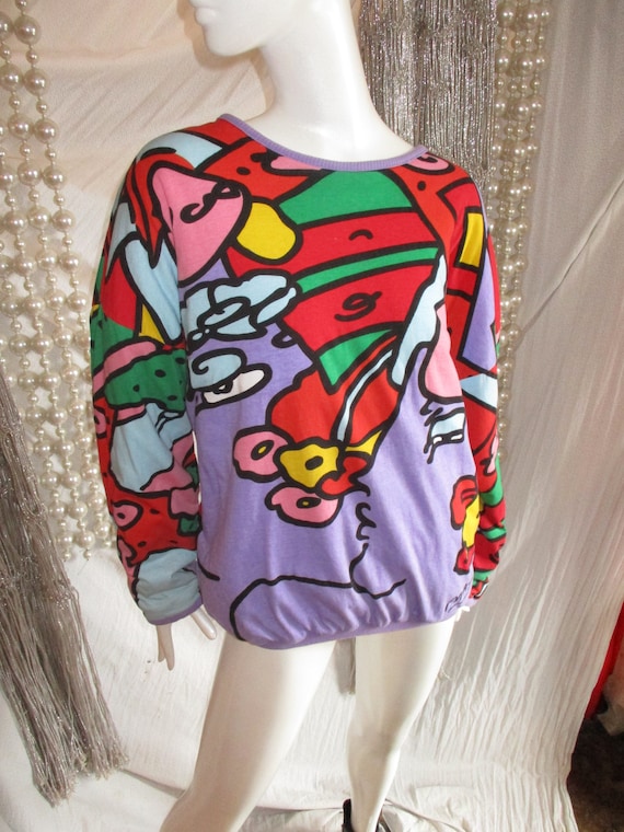 1990 Peter Max Art Sweater