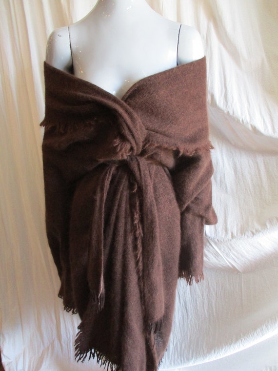 1970's Giorgio Sant Angelo Cashmere Duster Robe Fr