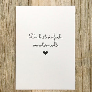 6x Postkarten Schöne Botschaften, Schön dass es dich gibt, Liebe, Danke, Wunder, Zauberwesen, Karte für Geburtstag, Geschenk, Danke für dich