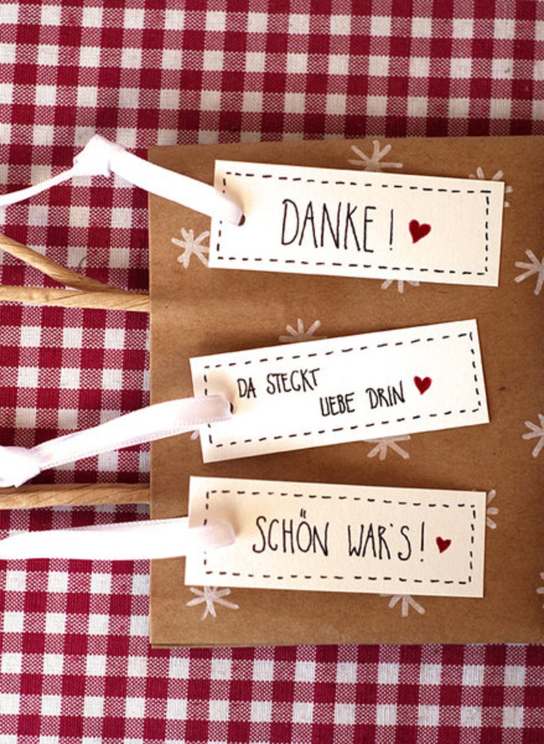 36x Danke . Schön wars . Da steckt Liebe drin . Etsy.de
