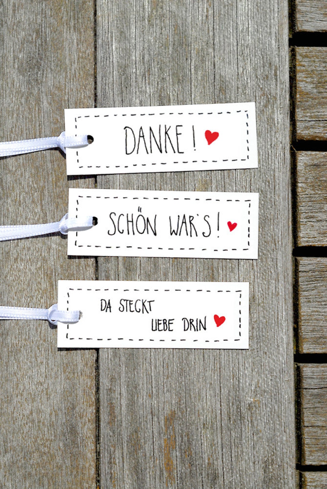 36x Danke . Schön wars . Da steckt Liebe drin . Etsy.de