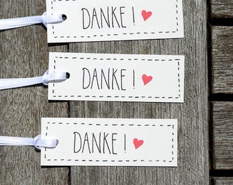 36x DANKE! . ANHÄNGER . Gifttags . Papeterie . Geschenk . Geburtstag . Anhänger . Hochzeit . Jubiläum . Fest . Feier