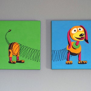 Slinky Dog, Toy Story - Acrylic Pop Art