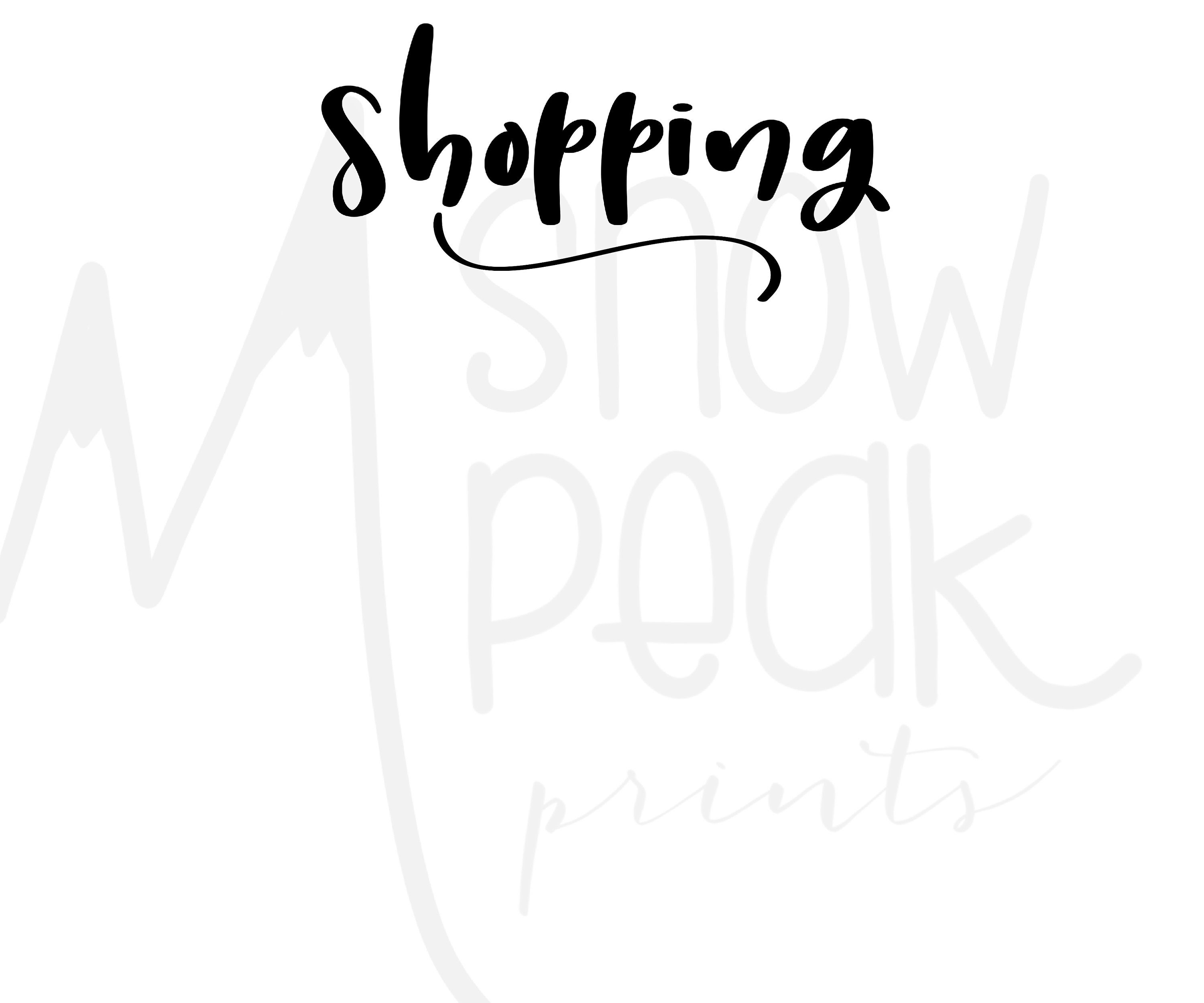 Menu & Shopping List LARGE Printable Digital Print Printable Artwork ...