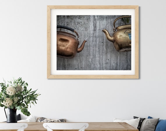 Tea Kettle Photo Print, Doha Art, Kitchen Decor