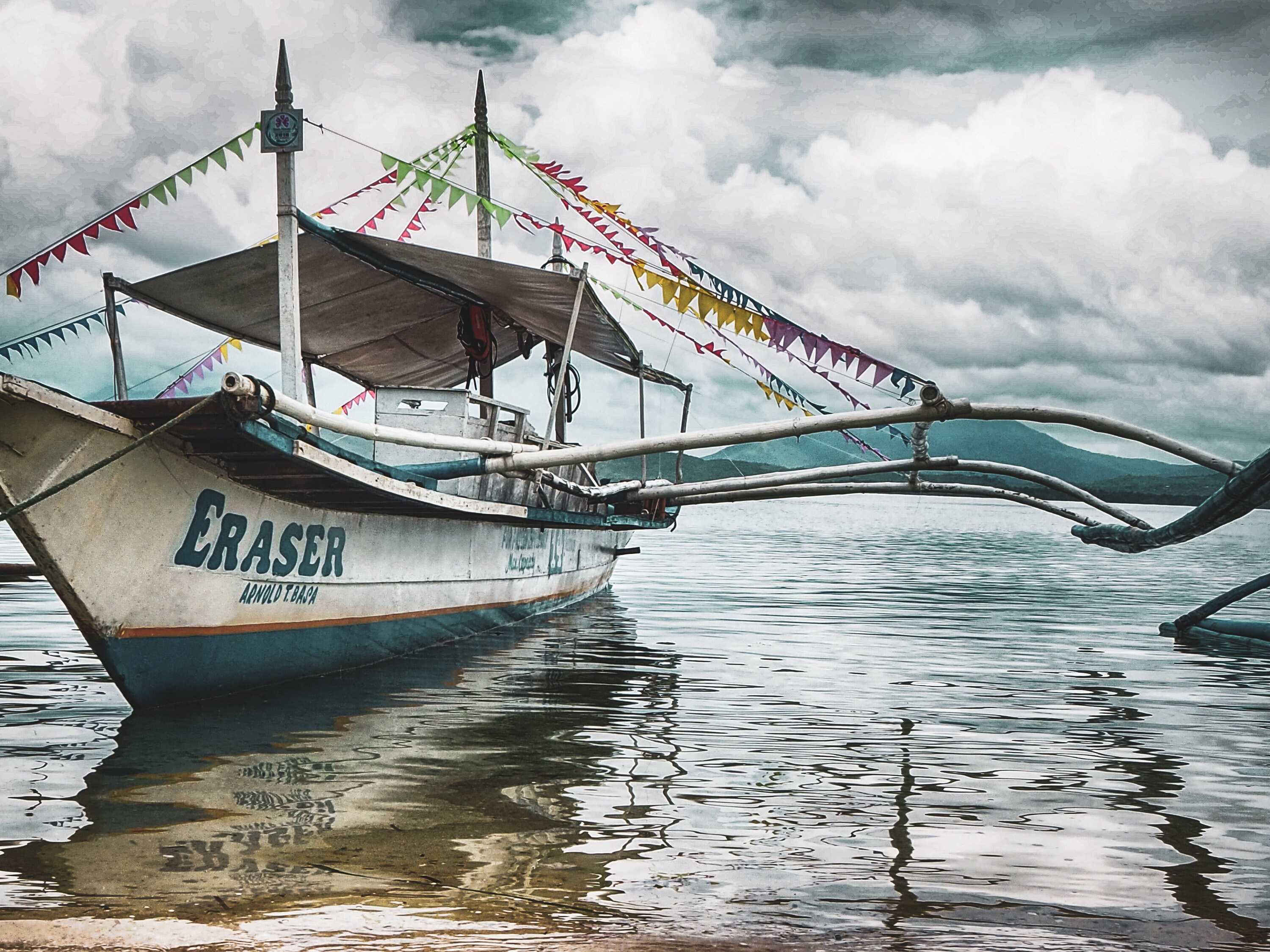 Filipino Fishing Boat Photo Print, Philippines Print, South East Asia