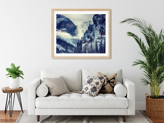 Canadian Rockies Photo Print, Banff, Canada, Mountain Wall Art