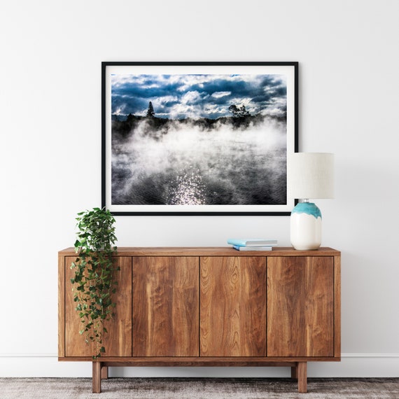 Thermal Springs Photo Print, Rotorua, New Zealand, Nature Art