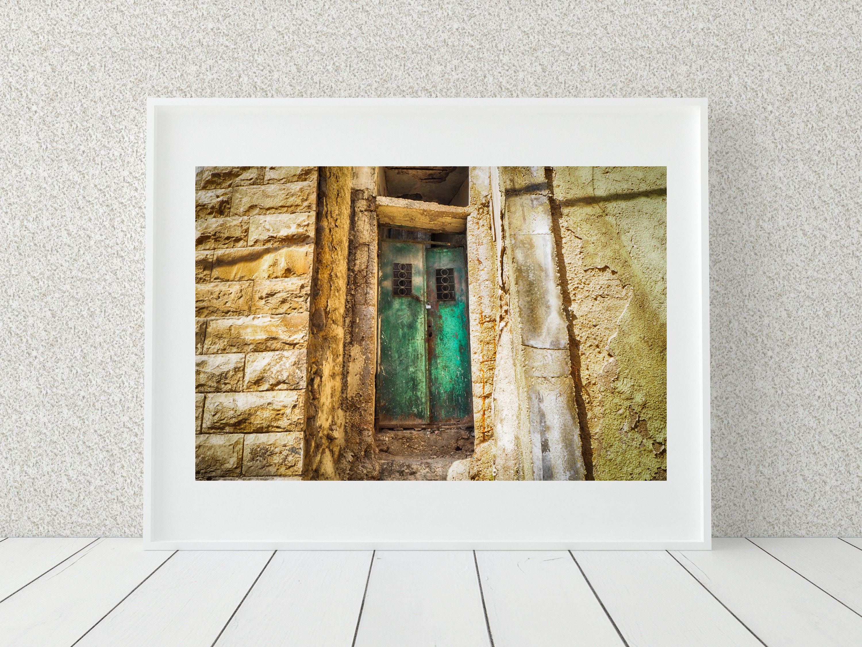 Rustic Door Photo Print Middle Eastern Decor Architecture Print