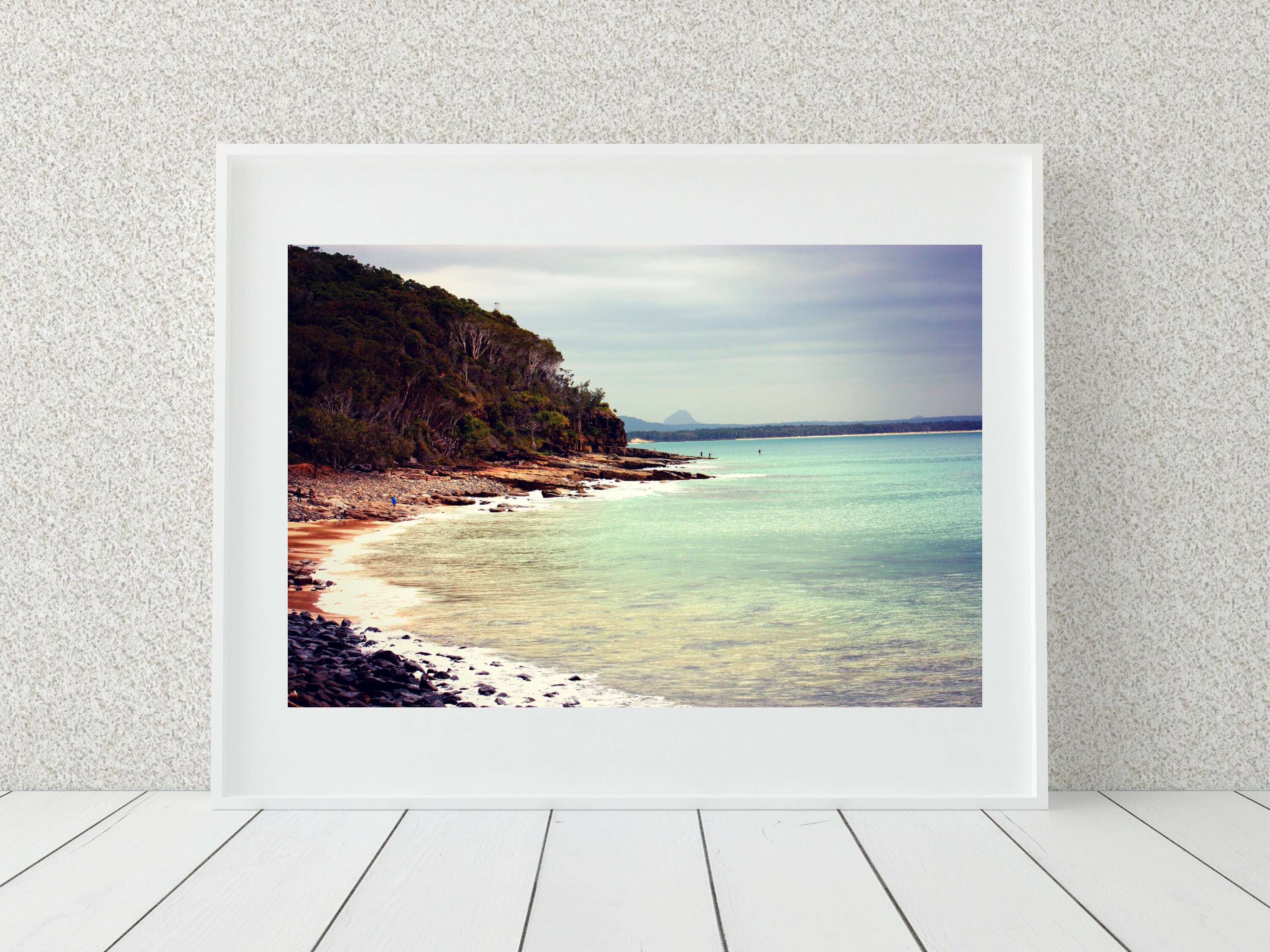 Tea Tree Bay Sign Tea Tree Bay Photo Print, Noosa National Park, Queensland, Coastal Wall ...