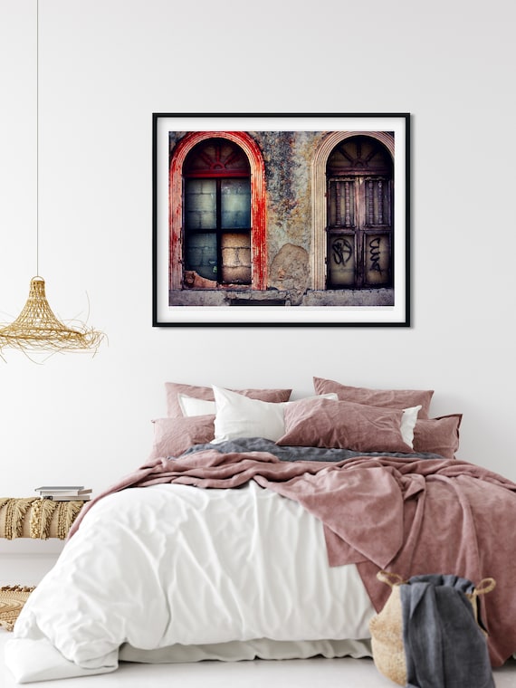 Rustic Window Frame Photo Print, Merida, Mexico, Latinx Art