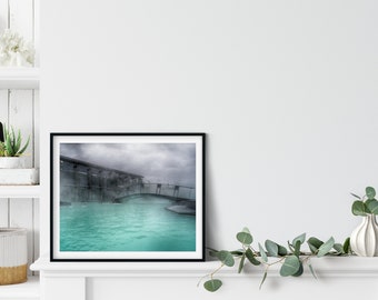 Blue Lagoon Photo Print, Grindavik, Iceland, Nordic Decor