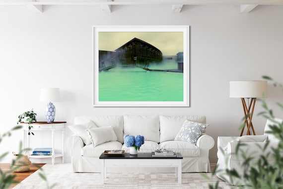 Blue Lagoon Photo Print, Reykjavik, Iceland, Nordic Decor