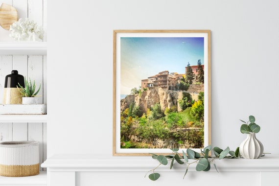 Old Town Photo Print, Hanging Houses, Cuenca, Spain, Travel Art