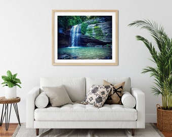 Waterfall Photography Print, Sunshine Coast Queensland, Australian Prints, Nature Wall Art