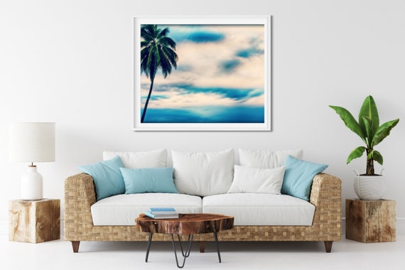 Palm Tree Photo Print, Corn Islands, Nicaragua, Tropical Wall Art