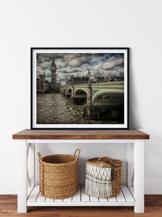 London Bridge Photo Print, London, England, City Wall Art