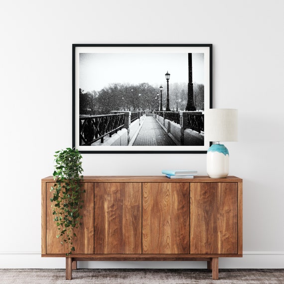 Niagara Falls Photo Print, Ontario, Canada, Winter Wall Decor