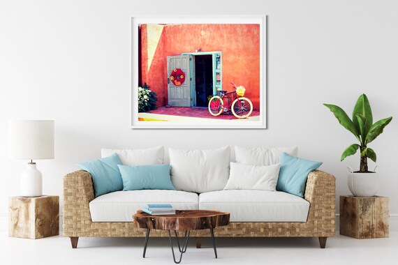 Bicycle Photo Print, Albuquerque New Mexico, Cycling Wall Art, Bicycle Decor