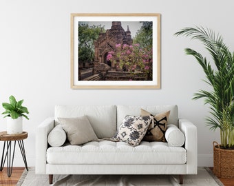 Buddhist Temple Photo Print, Bagan, Myanmar, Spiritual Gift