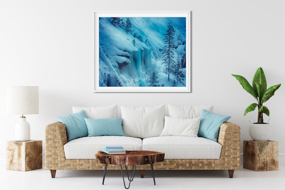 Winter Wonderland Photo Print, Banff, Canada, Winter Wall Art