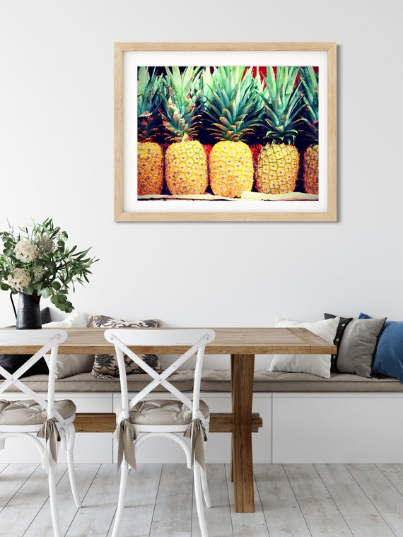 Tropical Pineapple Photo Print, Nicaragua Art, Foodie Gift, Kitchen Decor
