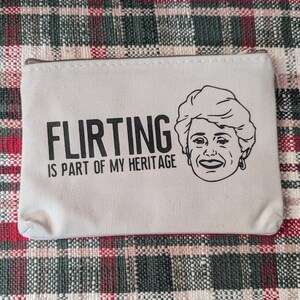 Blanche Zipper Pouch Golden Girls