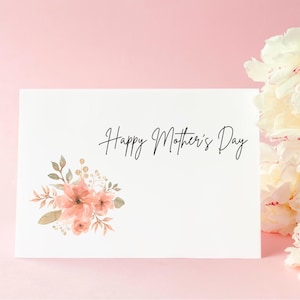 Printable Happy Mothers Day Card | Happy Mothers Day Card Printable Mothers Day Card from Daughter | Printable Card for Mothers Day